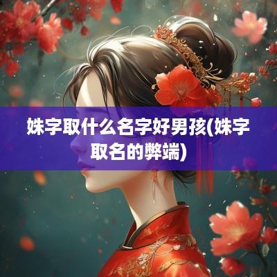 姝字取什么名字好男孩(姝字取名的弊端)