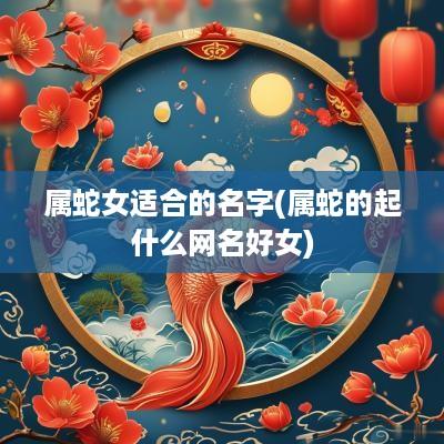 属蛇女适合的名字(属蛇的起什么网名好女)