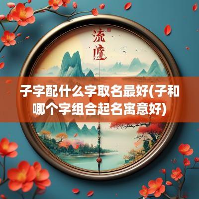 子字配什么字取名最好(子和哪个字组合起名寓意好)