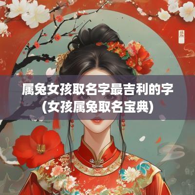 属兔女孩取名字最吉利的字(女孩属兔取名宝典)