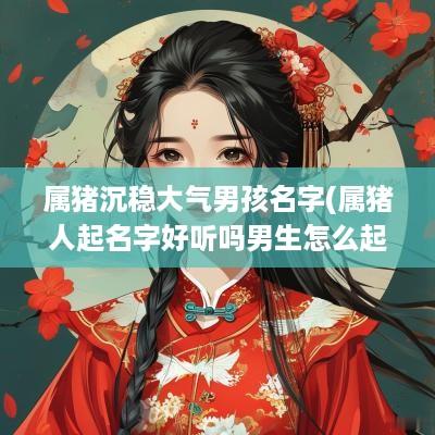 属猪沉稳大气男孩名字(属猪人起名字好听吗男生怎么起)