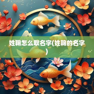 姓鞠怎么取名字(姓鞠的名字)
