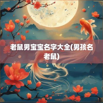 老鼠男宝宝名字大全(男孩名老鼠)