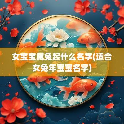 女宝宝属兔起什么名字(适合女蛇年宝宝名字)