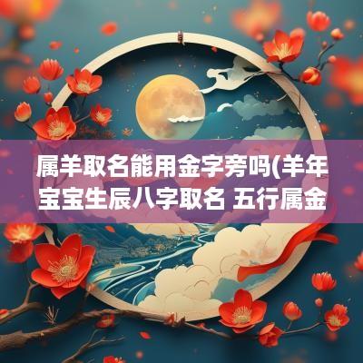 属羊取名能用金字旁吗(羊年宝宝生辰八字取名 五行属金的名字)