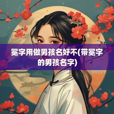 冕字用做男孩名好不(带冕字的男孩名字)