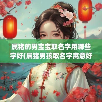 属猪的男宝宝取名字用哪些字好(属猪男孩取名字寓意好的字)