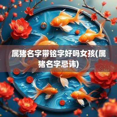 属猪名字带铭字好吗女孩(属猪名字忌讳)