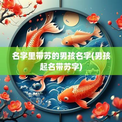 名字里带苏的男孩名字(男孩起名带苏字)