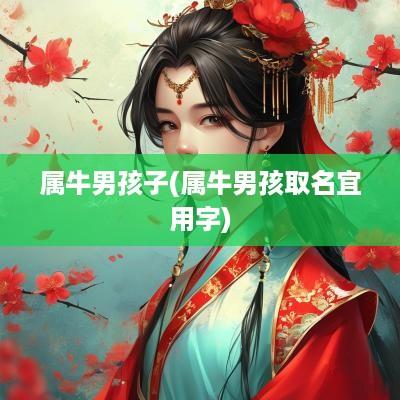 属牛男孩子(属牛男孩取名宜用字)