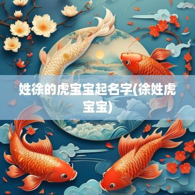 姓徐的虎宝宝起名字(徐姓虎宝宝)