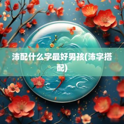 沛配什么字最好男孩(沛字搭配)