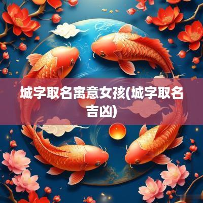 城字取名寓意女孩(城字取名吉凶)
