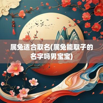 属兔适合取名(属兔能取子的名字吗男宝宝)