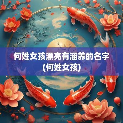 何姓女孩漂亮有涵养的名字(何姓女孩)