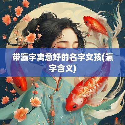 带瀛字寓意好的名字女孩(瀛字含义)