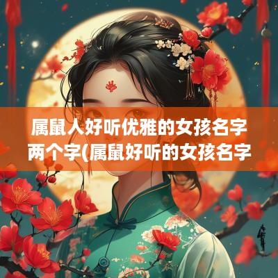 属鼠人好听优雅的女孩名字两个字(属鼠好听的女孩名字大全)