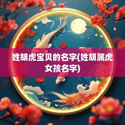 姓胡虎宝贝的名字(姓胡属虎女孩名字)