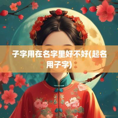 子字用在名字里好不好(起名用子字)