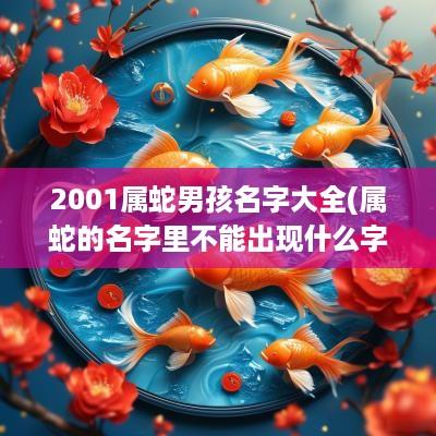 2001属蛇男孩名字大全(属蛇的名字里不能出现什么字)