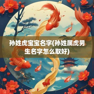 孙姓虎宝宝名字(孙姓属虎男生名字怎么取好)