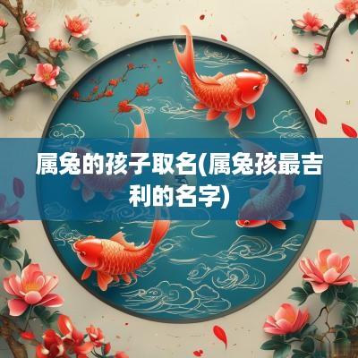 属兔的孩子取名(属兔孩最吉利的名字)