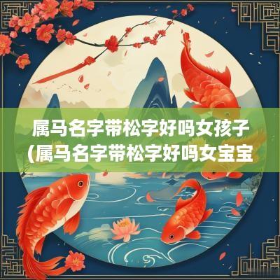 属马名字带松字好吗女孩子(属马名字带松字好吗女宝宝)
