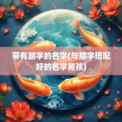 带有朋字的名字(与朋字搭配好的名字男孩)
