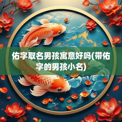 佑字取名男孩寓意好吗(带佑字的男孩小名)