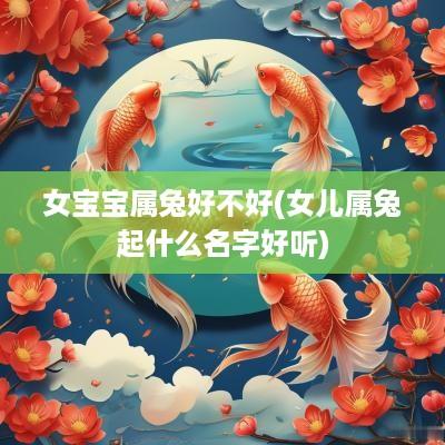 女宝宝属兔好不好(女儿属兔起什么名字好听)