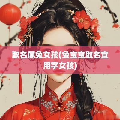 取名属兔女孩(兔宝宝取名宜用字女孩)
