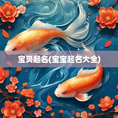 宝贝起名(宝宝起名大全)