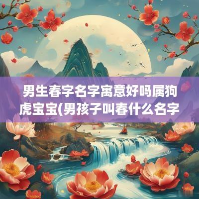 男生春字名字寓意好吗属狗虎宝宝(男孩子叫春什么名字好)