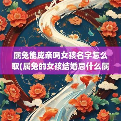 属兔能成亲吗女孩名字怎么取(属兔的女孩结婚忌什么属相)