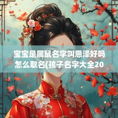 宝宝是属鼠名字叫恩泽好吗怎么取名(孩子名字大全2025属鼠带恩字的)