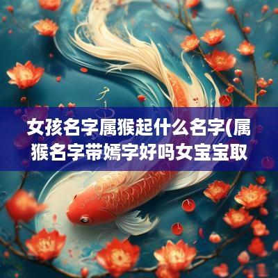 女孩名字属猴起什么名字(属猴名字带嫣字好吗女宝宝取名)