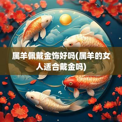 属羊佩戴金饰好吗(属羊的女人适合戴金吗)