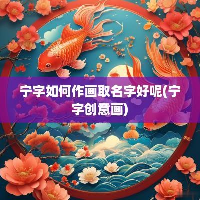 宁字如何作画取名字好呢(宁字创意画)