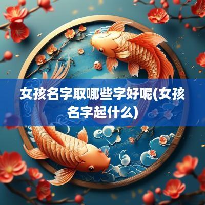 女孩名字取哪些字好呢(女孩名字起什么)