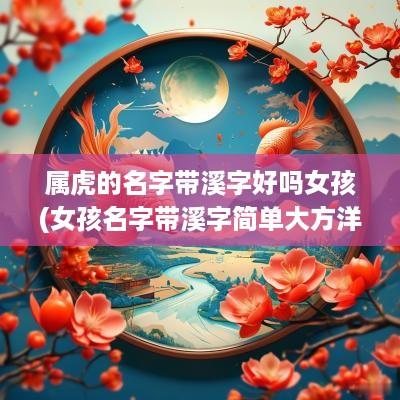 属虎的名字带溪字好吗女孩(女孩名字带溪字简单大方洋气)