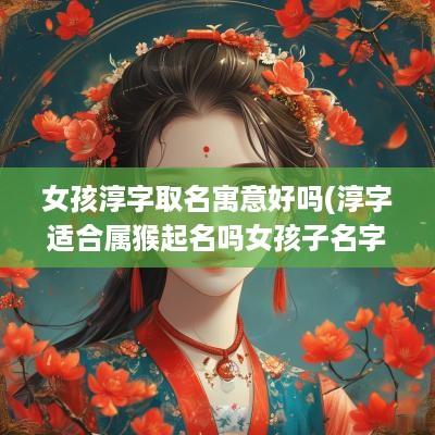 女孩淳字取名寓意好吗(淳字适合属猴起名吗女孩子名字)