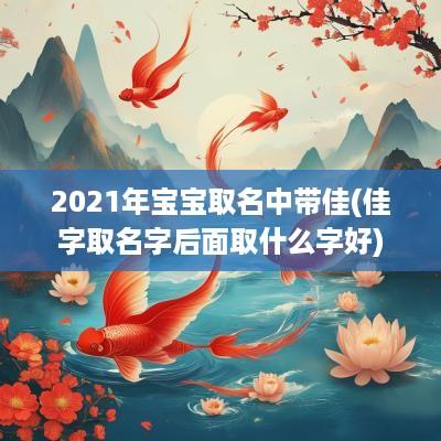 2025年宝宝取名中带佳(佳字取名字后面取什么字好)