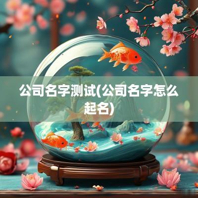 公司名字测试(公司名字怎么起名)