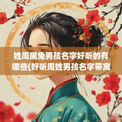 姓周属兔男孩名字好听的有哪些(好听周姓男孩名字带寓意的)