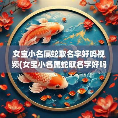 女宝小名属蛇取名字好吗视频(女宝小名属蛇取名字好吗怎么取)