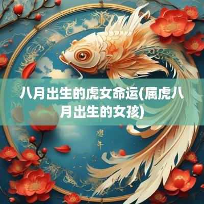 八月出生的虎女命运(属虎八月出生的女孩)