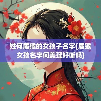 姓何属猴的女孩子名字(属猴女孩名字何美瑶好听吗)