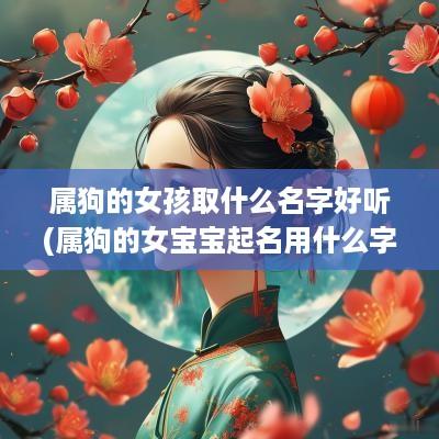 属狗的女孩取什么名字好听(属狗的女宝宝起名用什么字好)