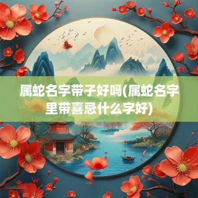 属蛇名字带子好吗(属蛇名字里带喜忌什么字好)
