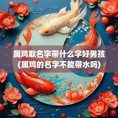 属鸡取名字带什么字好男孩(属鸡的名字不能带水吗)